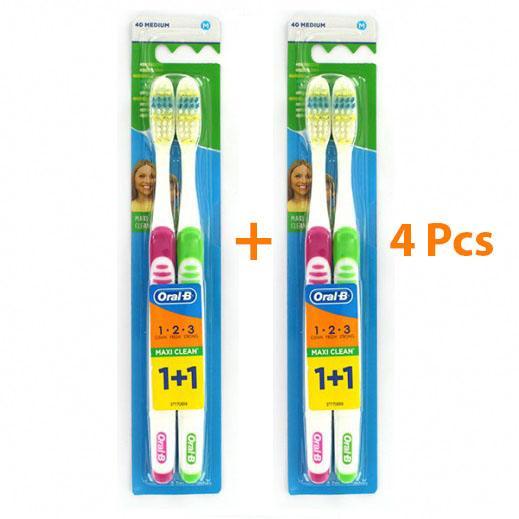 Oral-B Maxi Clean Toothbrush - Medium 1+1 x 2 - Pinoyhyper
