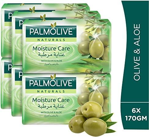 Palmolive Moisture Care with Olive & Aloe Soap - 170g 5+1 Free - Pinoyhyper