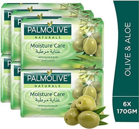 Palmolive Moisture Care with Olive & Aloe Soap - 170g 5+1 Free - Pinoyhyper