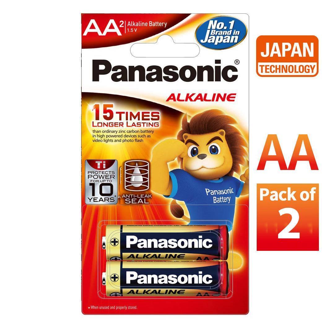 Panasonic Alkaline AA Battery 2pcs - Pinoyhyper