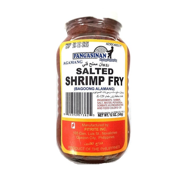 Pangasinan Brand Agamang Salted Shrimp Fry 340g - Pinoyhyper