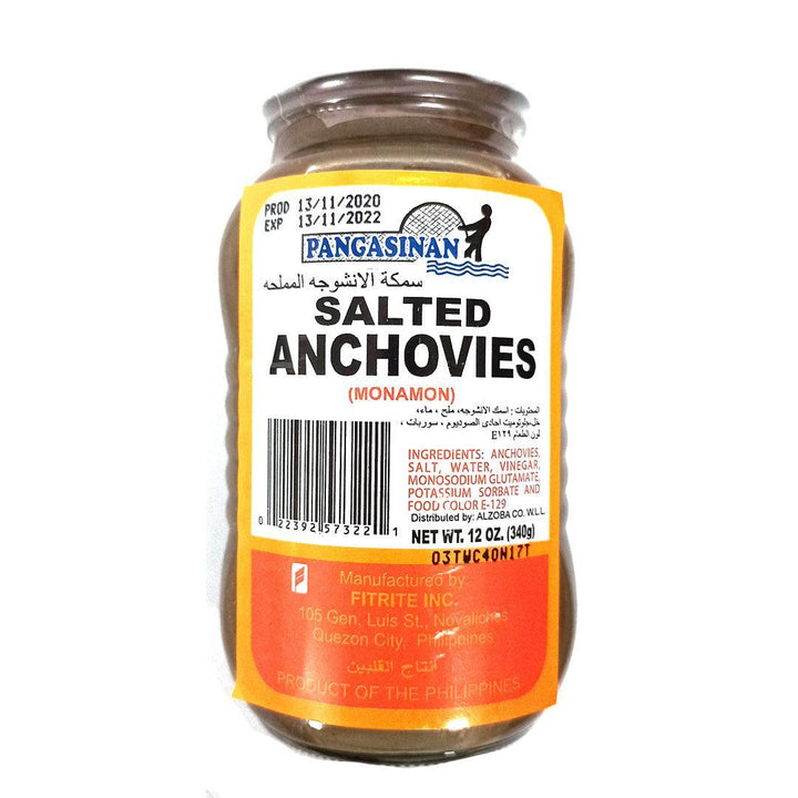 Pangasinan Brand Salted Anchovies - 340g - Pinoyhyper