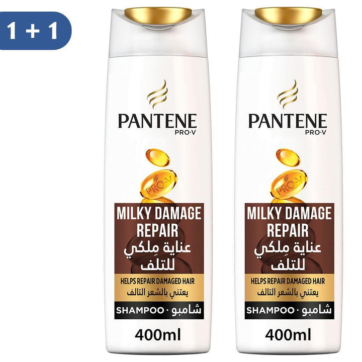 Pantene Milky Damage Repair + Conditioner 400ml x 2pcs - Pinoyhyper