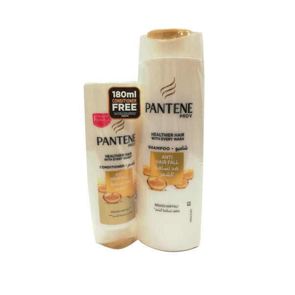 Pantene Pro-V Anti-Hair Fall Shampoo 400ml + Conditioner 180ml - Pinoyhyper
