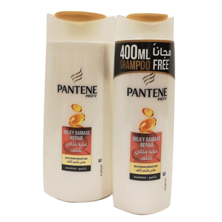 Pantene PRO-V Milky Damage Repair Shampoo 700ml + 400ml - Pinoyhyper