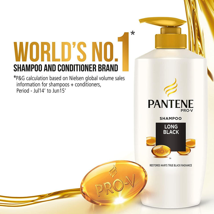 Pantene Pro-v Shampoo Long Black - 480ml - Pinoyhyper