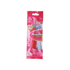 Pearlmax Three Blades Women Disposable Razor - 1pc - Pinoyhyper