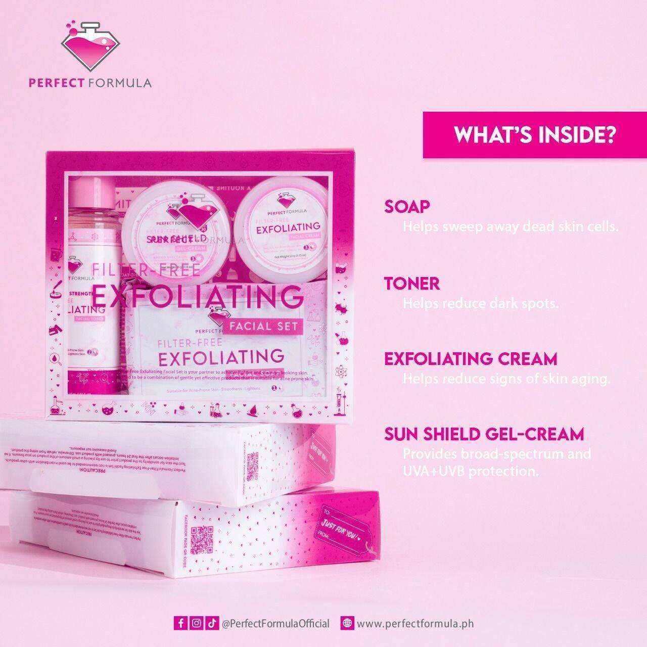 Perfect Formula Exfoliating Facial Set - Pinoyhyper