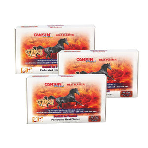 Perforated Heat Plaster Cansin Plast 12x18 cm x 3 Pcs - Pinoyhyper