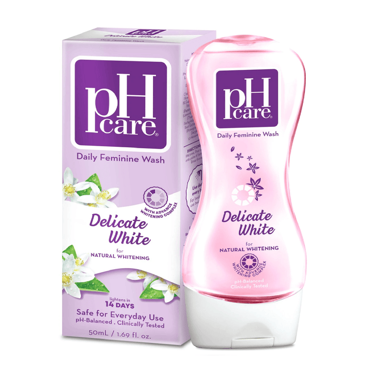pH Care Daily Feminine Wash Delicate White - 50ml - Pinoyhyper