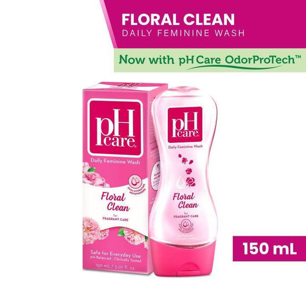 pH Care Daily Feminine Wash Floral Clean -150mL - Pinoyhyper