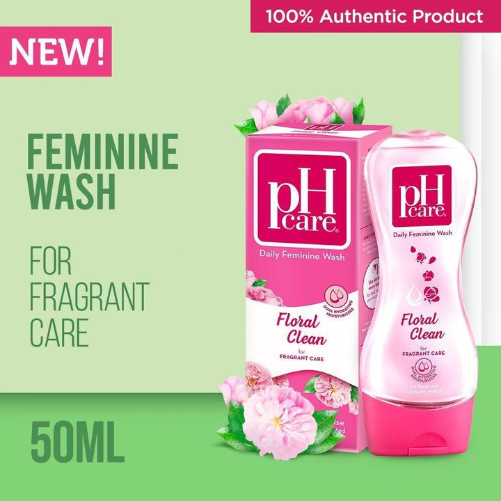 pH Care Daily Feminine Wash Floral Clean - 50ml - Pinoyhyper