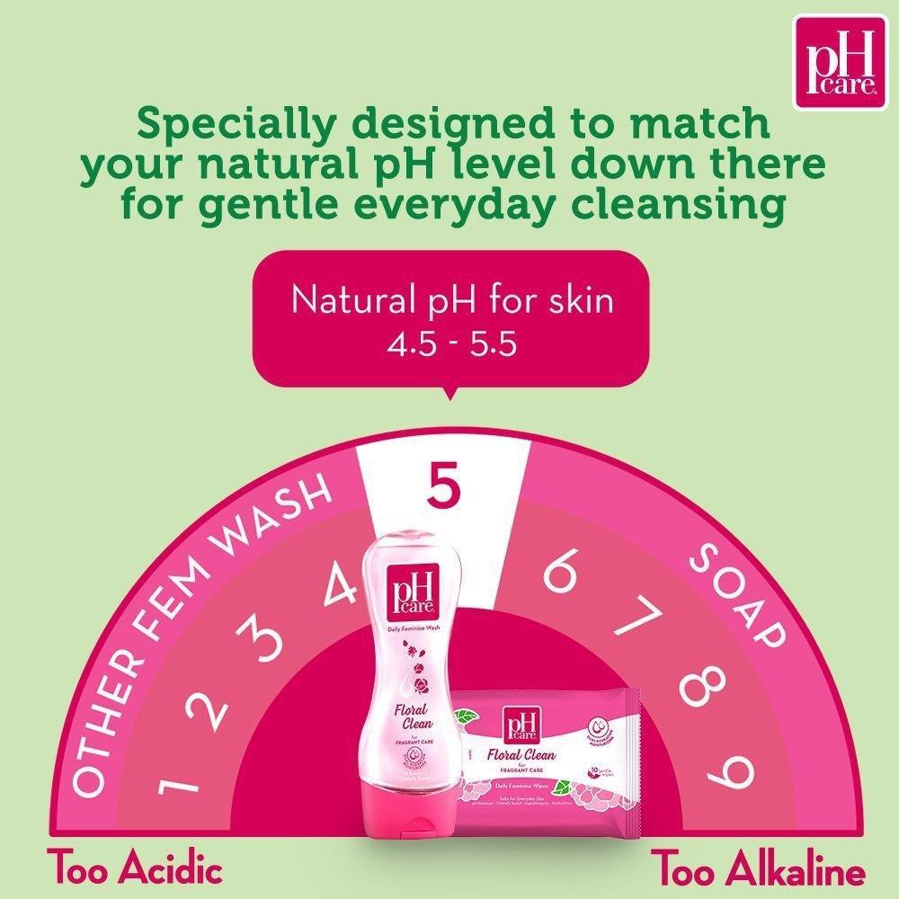 pH Care Daily Feminine Wash Floral Clean - 50ml - Pinoyhyper