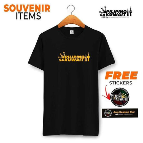 Pilipino Sa Kuwait T Shirt with Sticker - Pinoyhyper