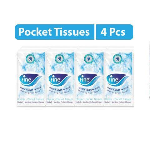 Pocket Tissues - 4 Pcs - Pinoyhyper