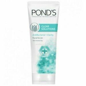 Ponds Clear Solution Anti Bacterial + Clarity Facial Scrub 100ml - Pinoyhyper