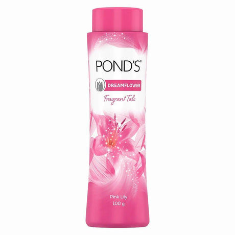 Ponds Dreamflower Fragrant Pink Lily Talcum Powder - 100 gm - Pinoyhyper