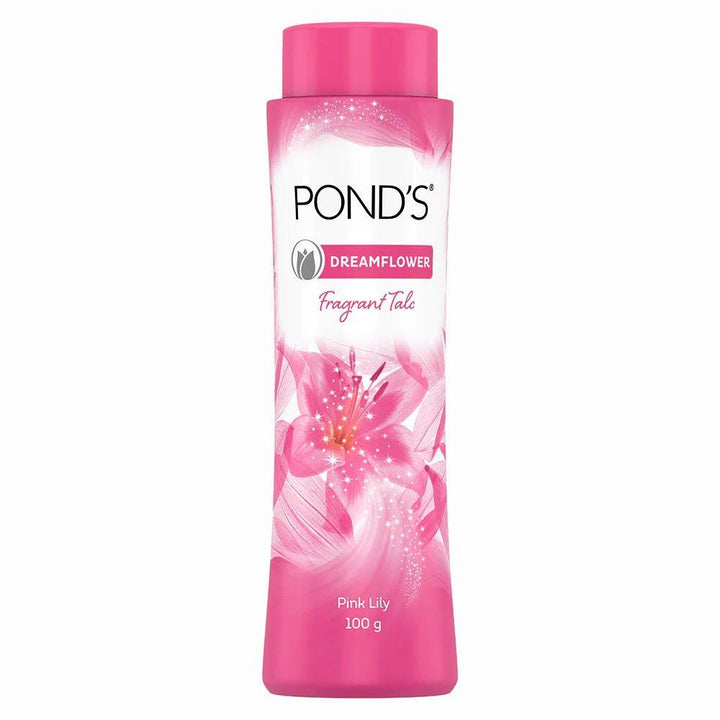 Ponds Dreamflower Fragrant Pink Lily Talcum Powder - 100 gm - Pinoyhyper