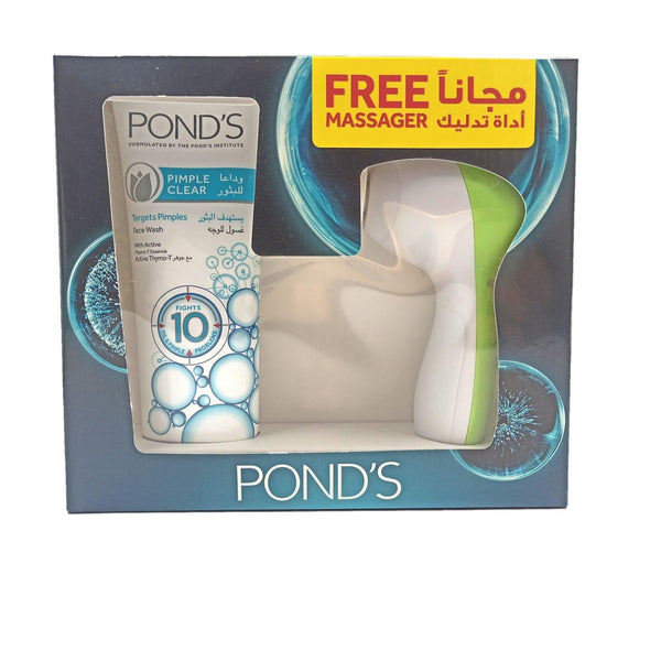 Ponds Pimple Clear Face Wash 100g - With Free Massager - Pinoyhyper