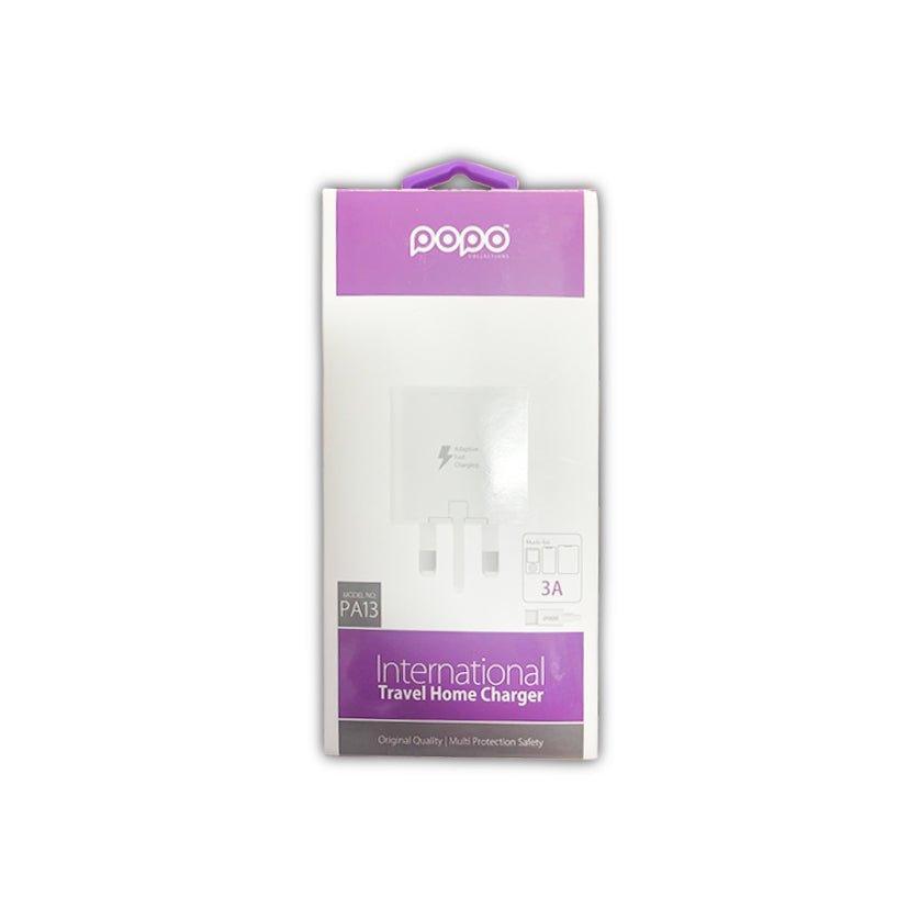 Popo Travel Home Charger PA13 Type-C - Good Quality - Pinoyhyper