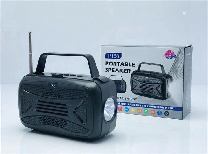 Portable Speaker P188 Solar Energy - Pinoyhyper