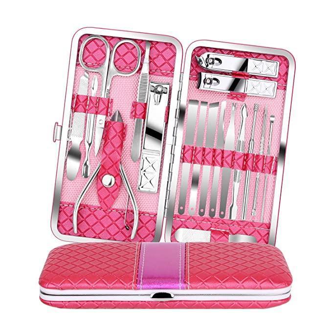 Premium Manicure Pedicure Set (18Pcs) - Pinoyhyper