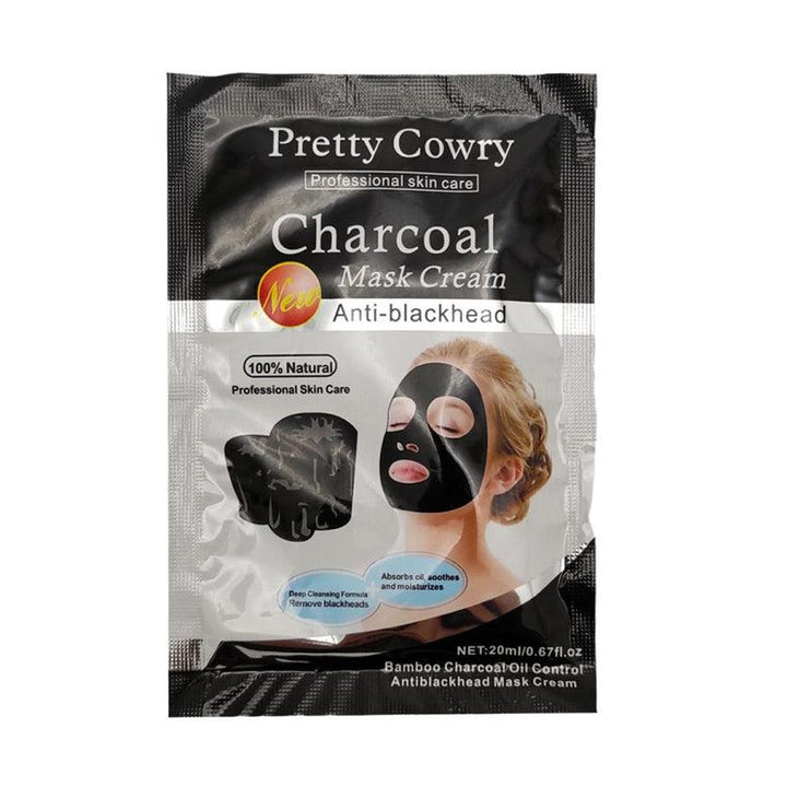 Pretty Cowry Charcoal Mask Cream - 20ml - Pinoyhyper