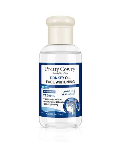 Pretty Cowry Face Whitening Donkey Oil - 75ml - Pinoyhyper