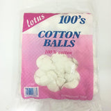Pure Cotton Ball 100 Pcs - Lotus - Pinoyhyper