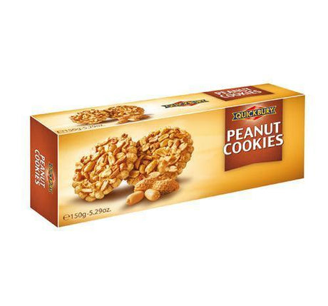 Quickbury Peanut Cookies Sugarfree 150g - Pinoyhyper