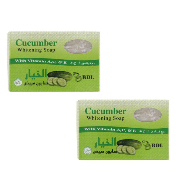 RDL Cucumber Whitening Soap - 135g x 2 pcs - Pinoyhyper