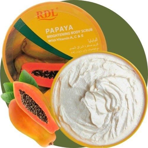RDL Papaya Brightening Body Scrub A,C & E - 250g - Pinoyhyper