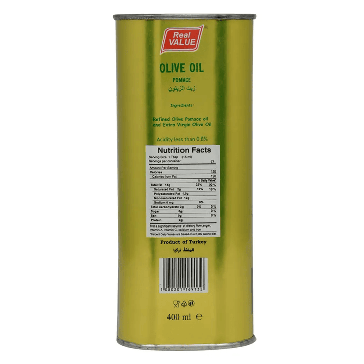 Real Value Olive Pomace Oil - 400ml - Pinoyhyper