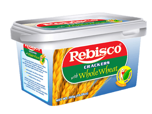 Rebisco Cracker With Whole Wheat Tub 385gm - Pinoyhyper
