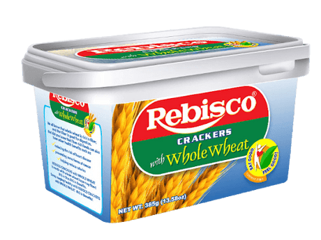 Rebisco Cracker With Whole Wheat Tub 385gm - Pinoyhyper