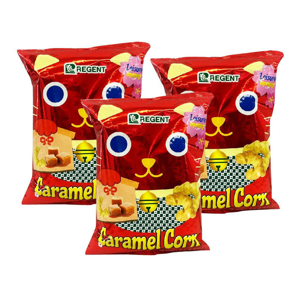 Regent Caramel Corn - 60gm x 3 Pcs - Pinoyhyper