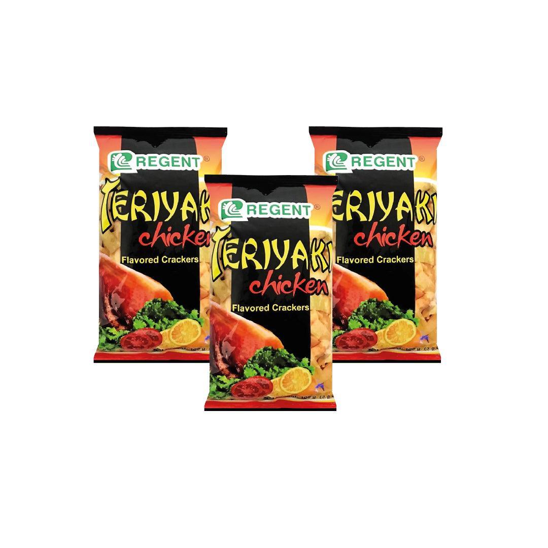 Regent Teriyaki chicken Crackers 100g x 3 pcs - Pinoyhyper