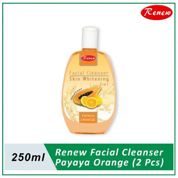 Renew Facial Cleanser Papaya Orange 2 in 1 - 250ml - Pinoyhyper
