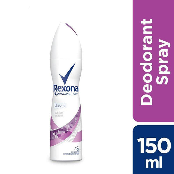 Rexona Classic Dry & Fresh Deodorant Spray - 150ml - Pinoyhyper