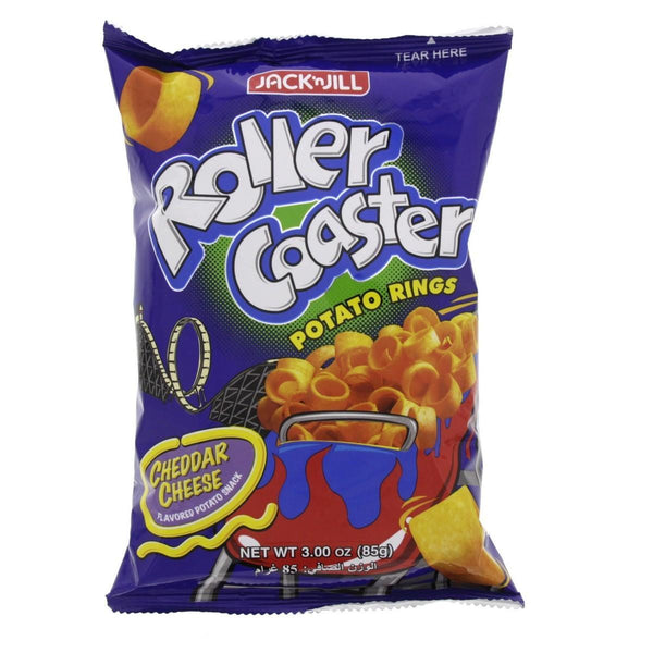 Roller Coaster Potato Rings Cheddar 85g - Jack n Jill - Pinoyhyper