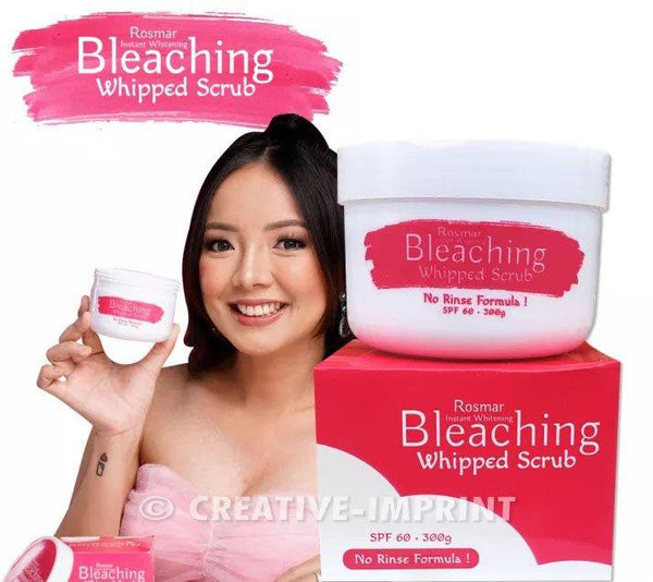 Rosmar Instant Whitening Bleaching Whipped Scrub Spf 60 - 300gm - Pinoyhyper