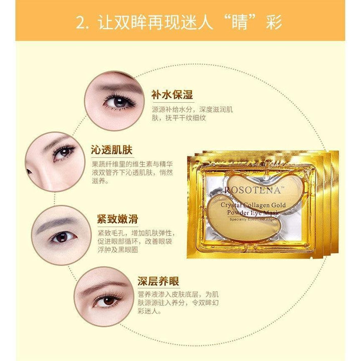 ROSOTENA Collagen Golden Eye Mask Remove Dark Circles - Pinoyhyper
