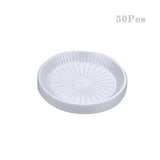 Round Plain Plate Size 18, (50 Pcs) - Pinoyhyper