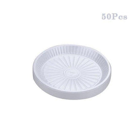 Round Plain Plate Size 18, (50 Pcs) - Pinoyhyper