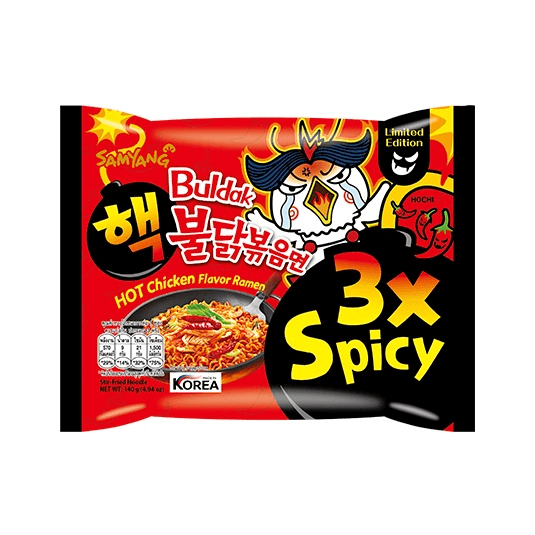 Samyang Buldak 3x Spicy Chicken Ramen - 140g - Pinoyhyper