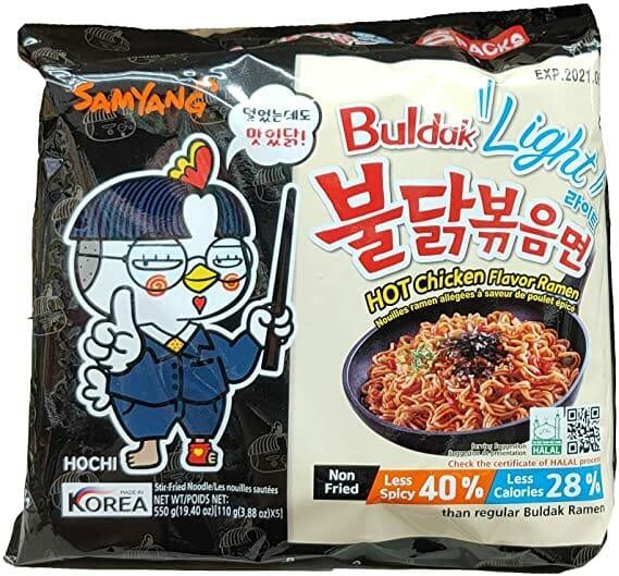 Samyang Buldak Light Hot Chicken Flavor Korean Noodle - 110g - Pinoyhyper