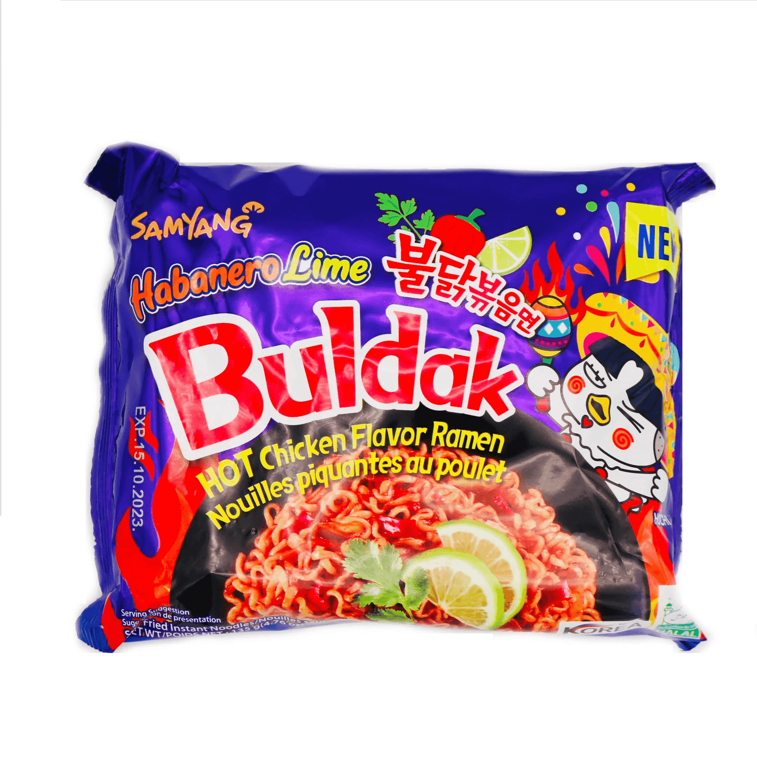 Samyang Habanero Lime Buldak Hot Chicken Flavor Ramen - 135g - Pinoyhyper