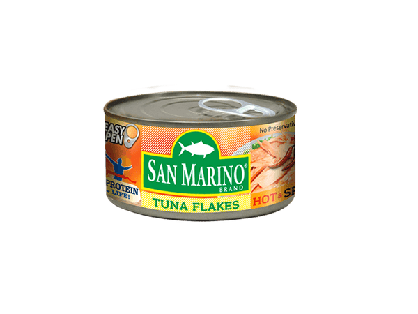 San Marino Tuna Flakes Hot & Spicy 180gm - Pinoyhyper