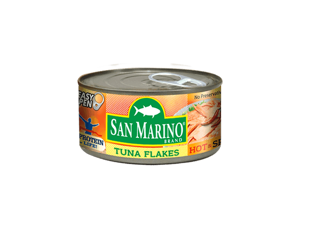 San Marino Tuna Flakes Hot & Spicy 180gm - Pinoyhyper