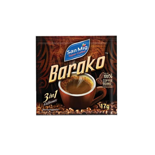 San Miguel Barako 3 in 1 Coffee Mix 25x17gm - Pinoyhyper